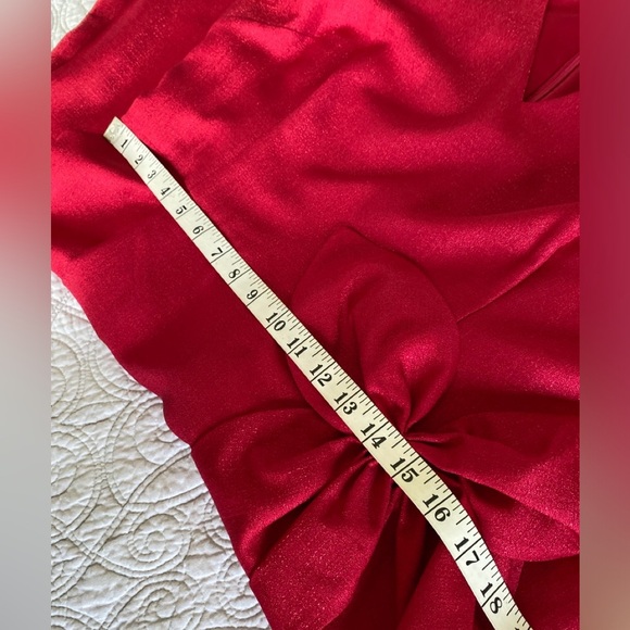 Preston & York Elegant Red Sleeveless Dress - Picture 6 of 9